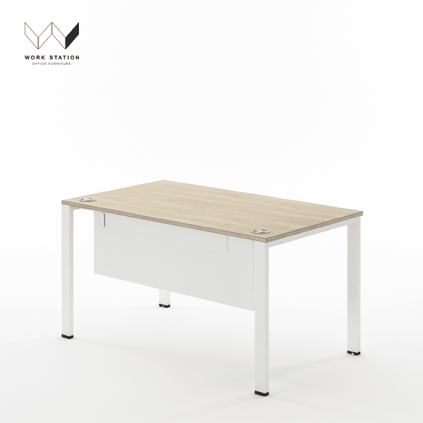 โต๊ะทำงานสีขาว