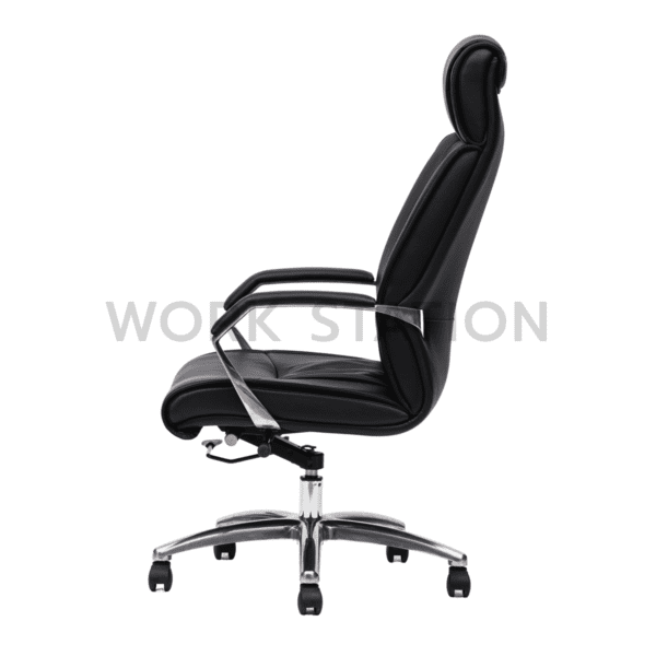 เก้าอี้ผู้บริหาร หุ้มหนังสีดำ รุ่น 010A