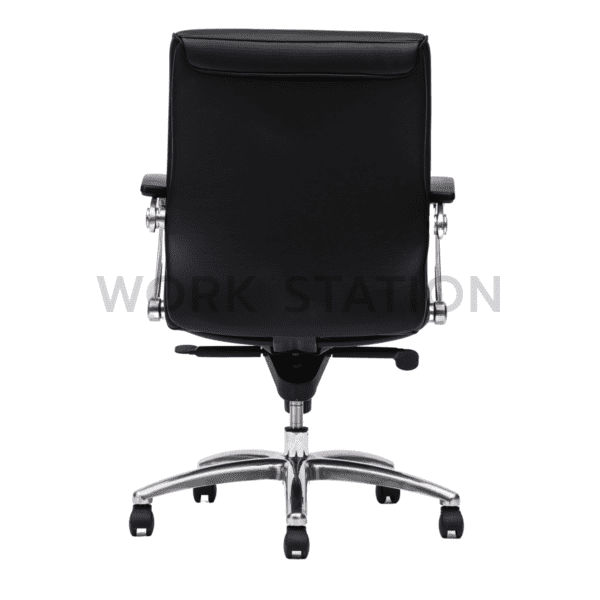 เก้าอี้สำนักงานสีดำ รุ่น 011B เก้าอี้หนัง เก้าอี้ผู้บริหาร