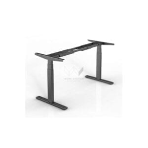 โต๊ะปรับระดับได้ ปรับระดับด้วยระบบไฟฟ้า โต๊ะเพื่อสุขภาพ สีดำ